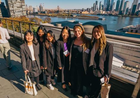 Fletcher students in Manhattan