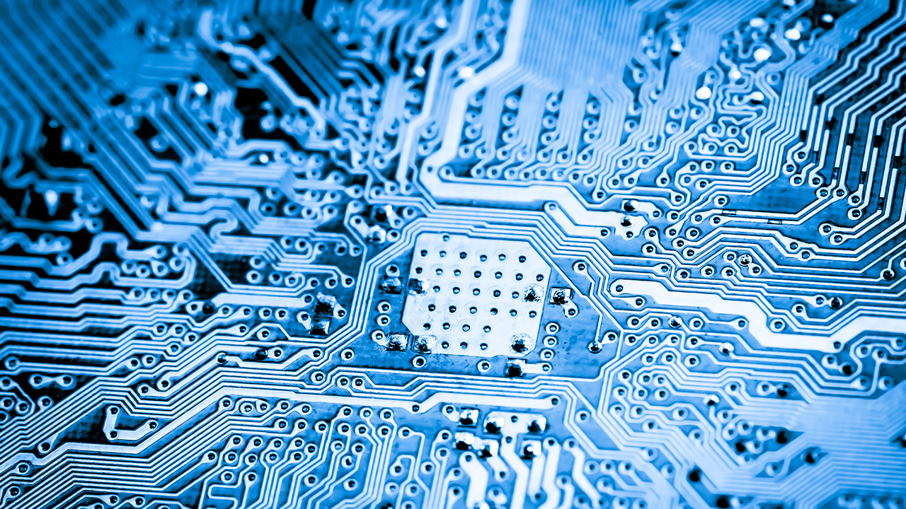 Close up photo of a semiconductor