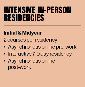 Intensive In-Person Residencies