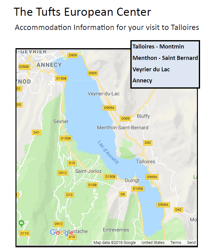 Talloires map