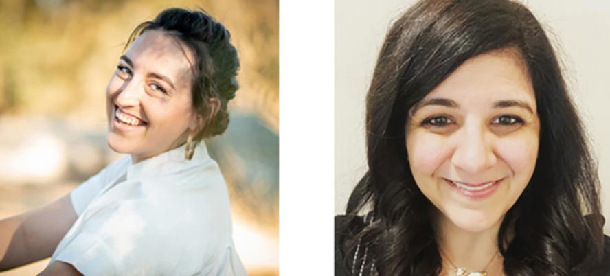 Delia Burns and Lark Escobar headshots