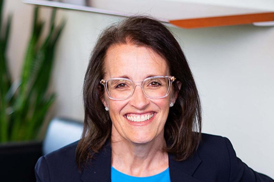 A photo of Fletcher School Dean Kelly Sims Gallagher