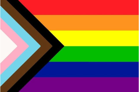 An image of the Pride flag